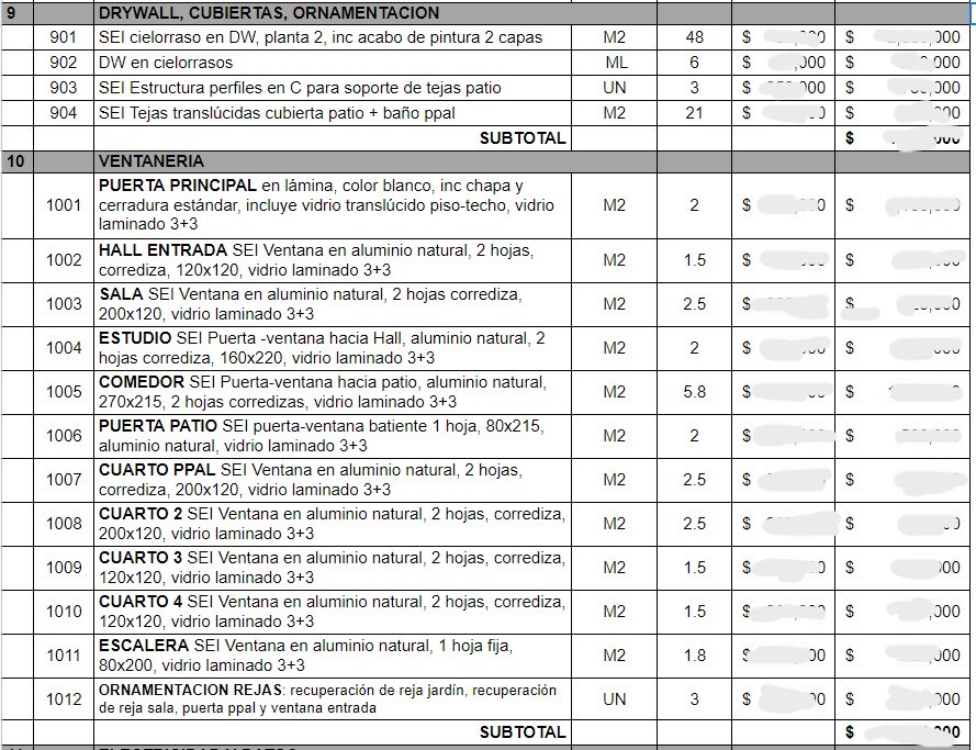 Contrato Con Presupuesto De Remodelación De Vivienda 2024 Santiago Benazra Architecte Dplg 0839